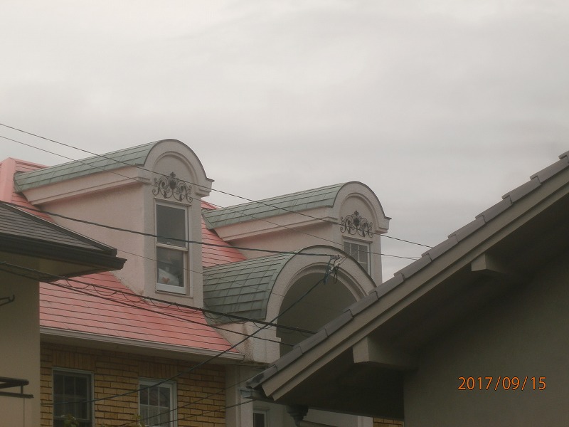 屋根補修施工例写真①